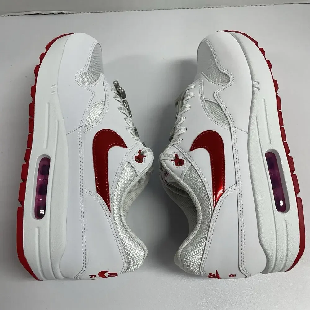 Nike Air Max 1 Premium Valentine’s Day Pack White HV2303 100 Size 11.5 Men Red